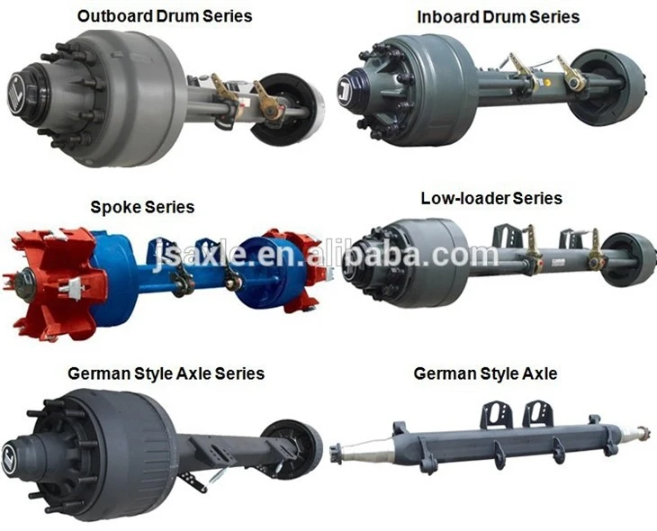 Jinsheng18 Ton German Type Inboard Drum Axle For Sale Jinsheng18 Ton German Type Inboard Drum Axle For Sale